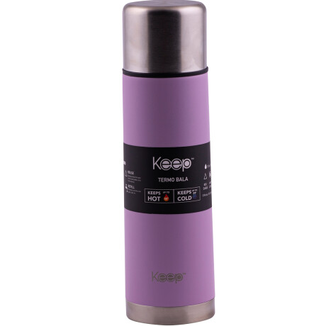 Termo Bala Keep 1L Acero Inoxidable LILA