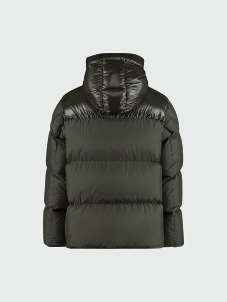 Moncler -Chaqueta impermeable con capucha rellena de plumas, Damavand Verde