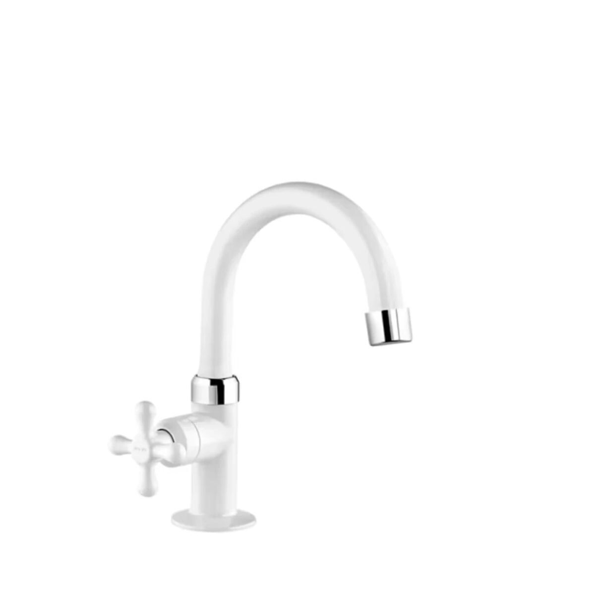 Grifo Lavatorio Mesa Alto Blanco Marujá 