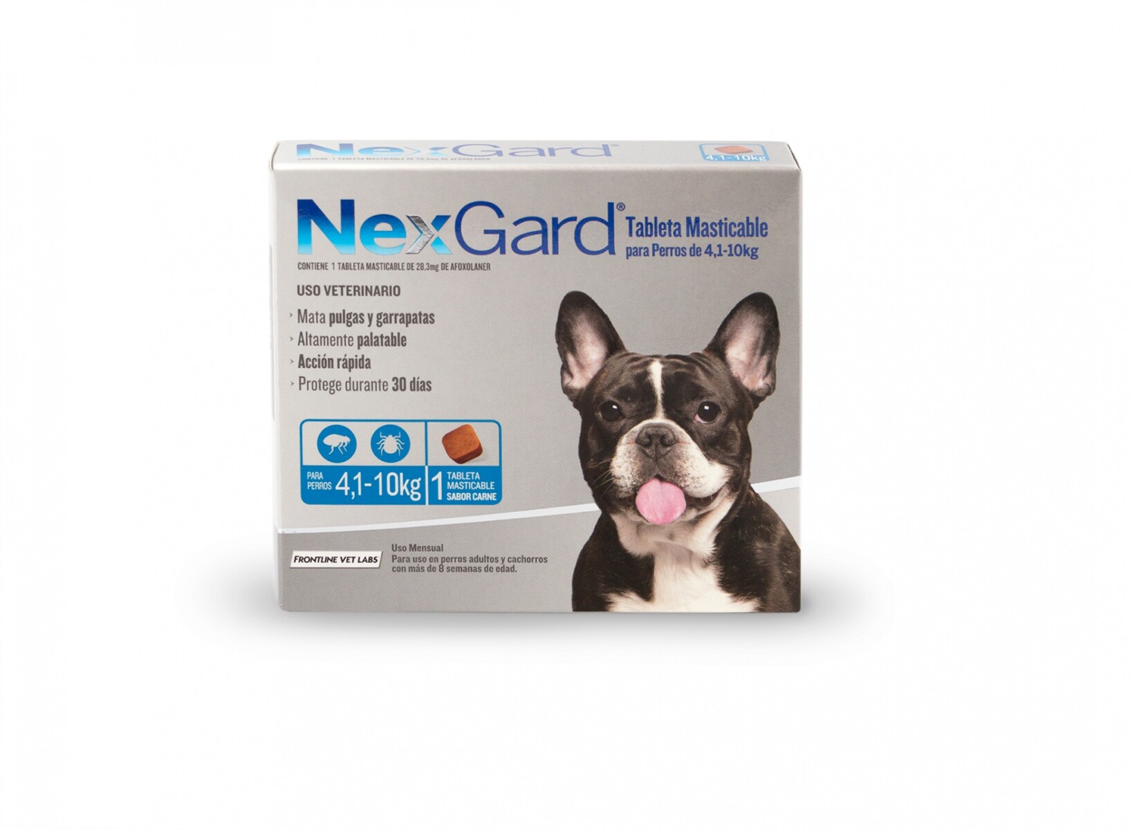 Nexgard 4 a 10kg. PACK DE 3 