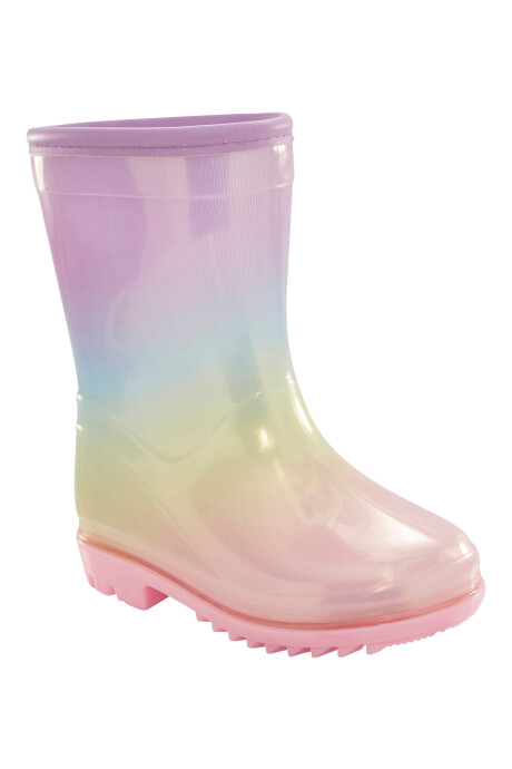 Botas de lluvia, diseño arcoíris Botas de lluvia, diseño arcoíris