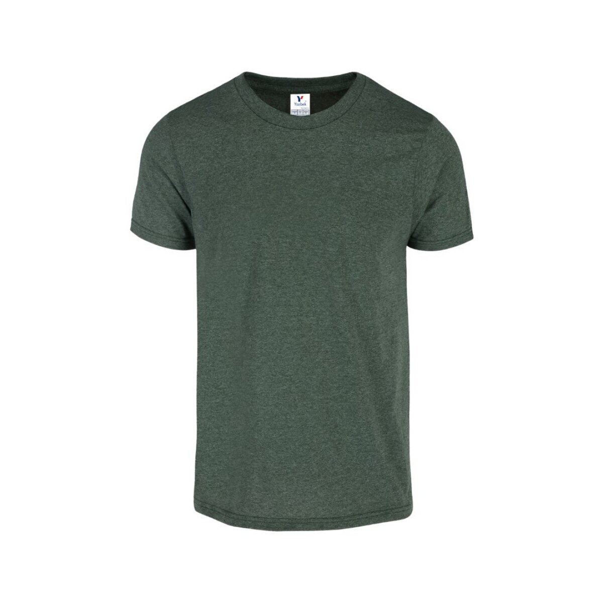 Camiseta a la base jaspe - Verde bosque jaspe 