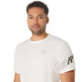 Polo Running Asics Icon Hombre Cream