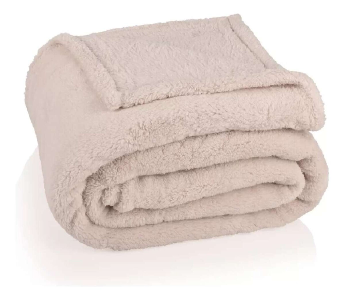 Manta Corderito 2 Plazas 180x200cm - Beige 