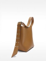 Bolso De Hombro Asa Con Tachuelas camel