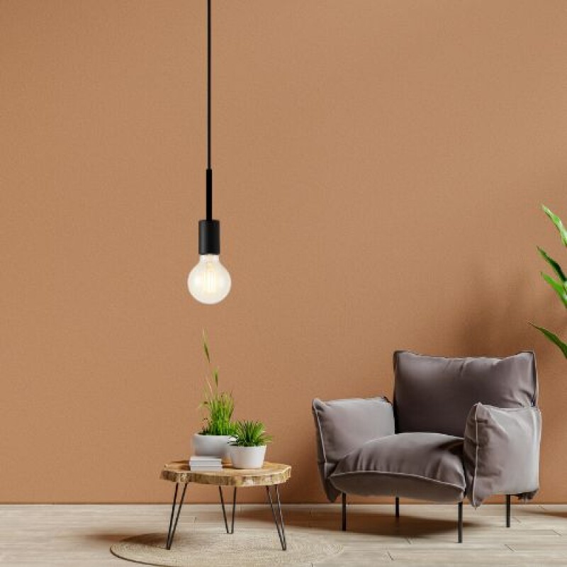 ARTEFACTO COLGANTE DECORATIVO NUR Luminaria Colgante Nur Simple Negra
