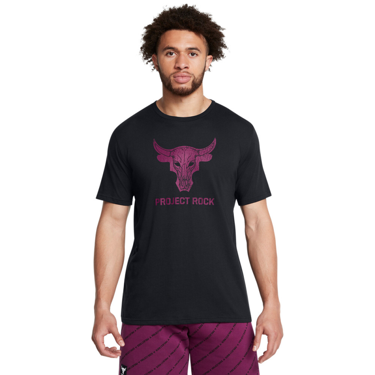 UA Pjt Rck Brahma Bull SS-ORG - BLK-003 