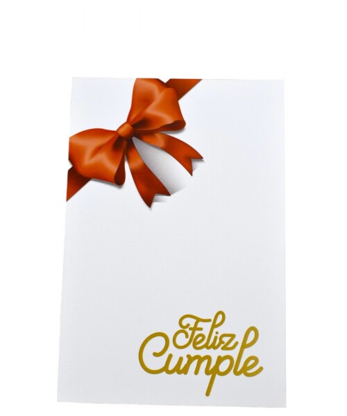 Tarjeta cumpleaños 10x15. DISEÑO 2