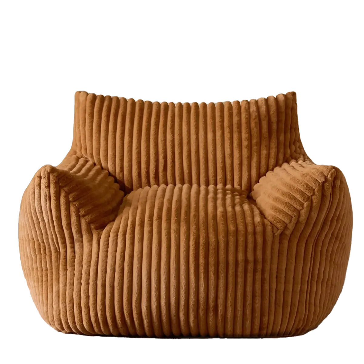 Sillón Sofá Puff Gigante Cloudnest 1 Cuerpo Pana - Marron 