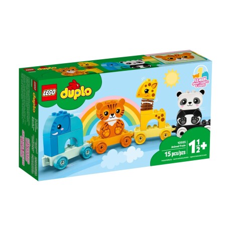 LEGO PLASTICO MI PRIMER: TREN DE LOS ANIMALES 15PCS