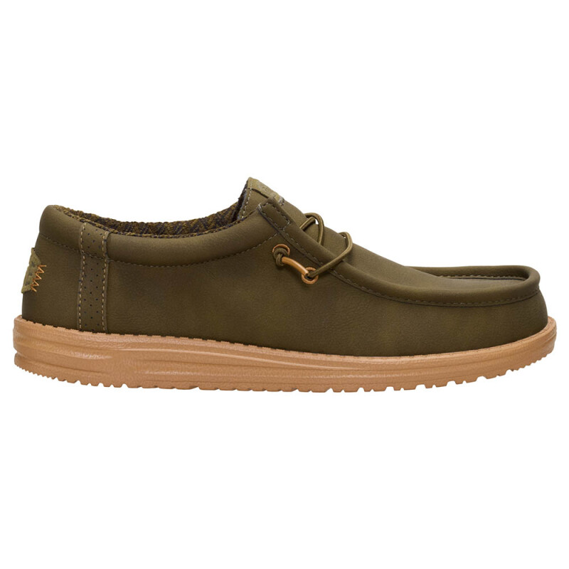 Wally Classic - Hombre Dark Olive/tobacco Brown