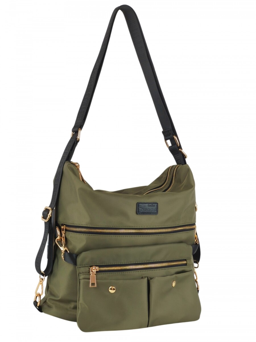 Cartera mochila - Cartera mochila micro verde 