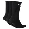 Medias Nike Everyday Ltwt Media larga 3-Pack de Hombre Negro