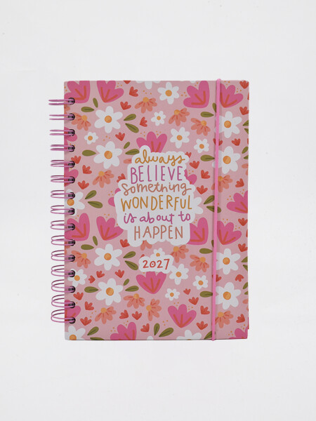 AGENDA ALWAYS BELIEVE 2027 ROSA VIEJO