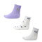 Medias de Mujer Miss Carol pack x3 white Gris - Blanco - Lila