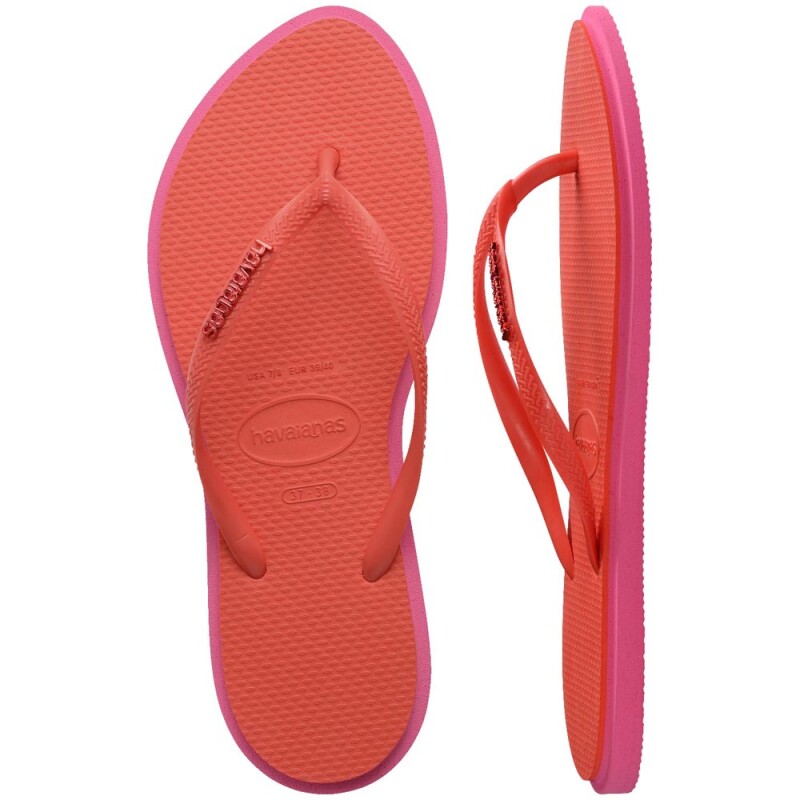 Sandalias Havaianas Slim Point FC Mujer Rosa Flux Rojo
