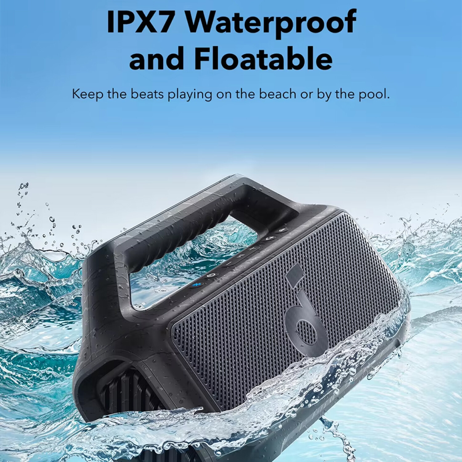 Parlante Portátil Anker Soundcore Boom SE A3148Z11 Black — ZonaTecno