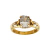 Anillo Solitario-Oro bajo-Piedra Zirconia-AN8096 conpiedra