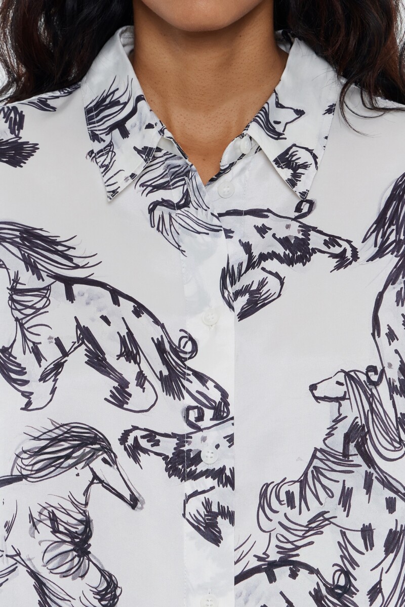 CAMISA BOXY Gris
