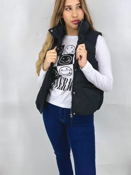 CHALECO SLOWLY 2306 NEGRO