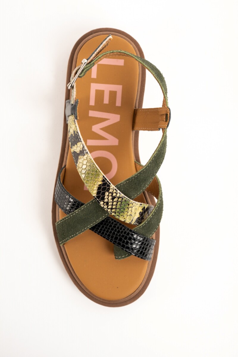 Sandalia Texturada Multi