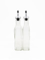 ACEITERO Y VINAGRERO SET X2 TRANSPARENTE