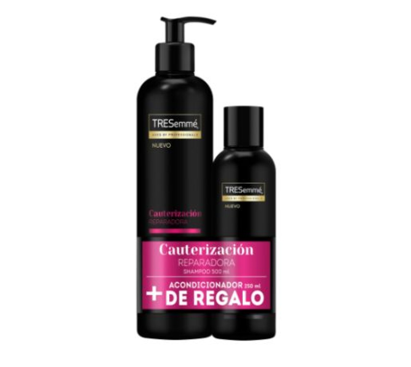 Pack Tresemmé Cauterización Reparadora Shampoo 500ml + Acondicionador 250ml – Repara y Fortalece el Cabello 