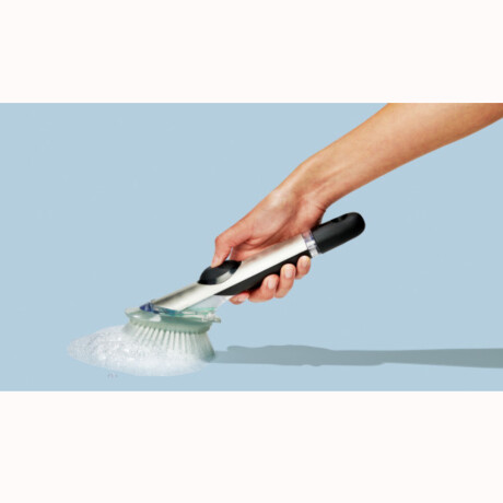 Cepillo Dispensador de Jabon OXO Acero Inoxidable