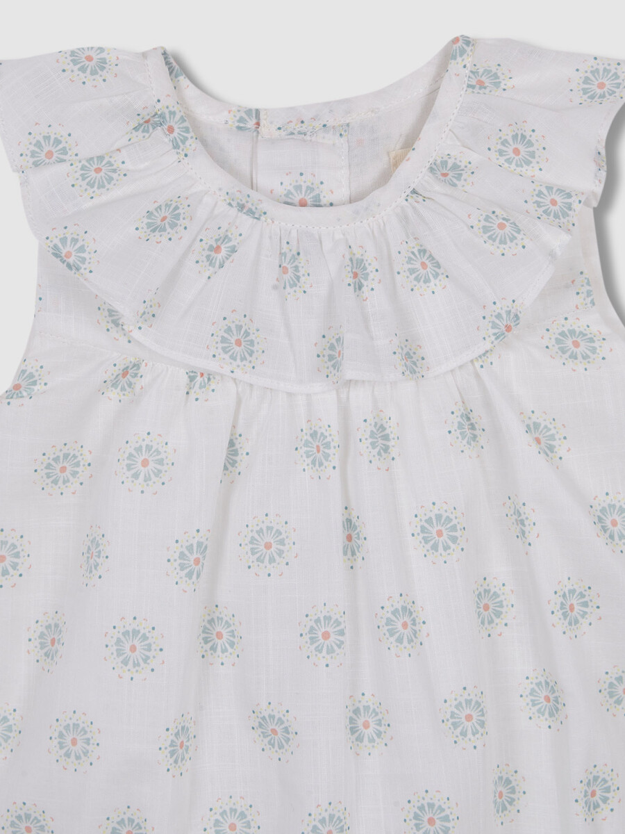 Ranita Estampada Blanco