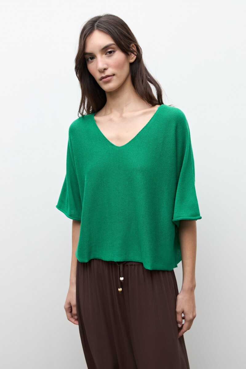 Sweater oversized verde