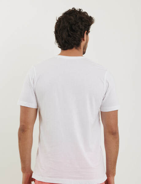 520958 T-SHIRT HARRINGTON LABEL Blanco