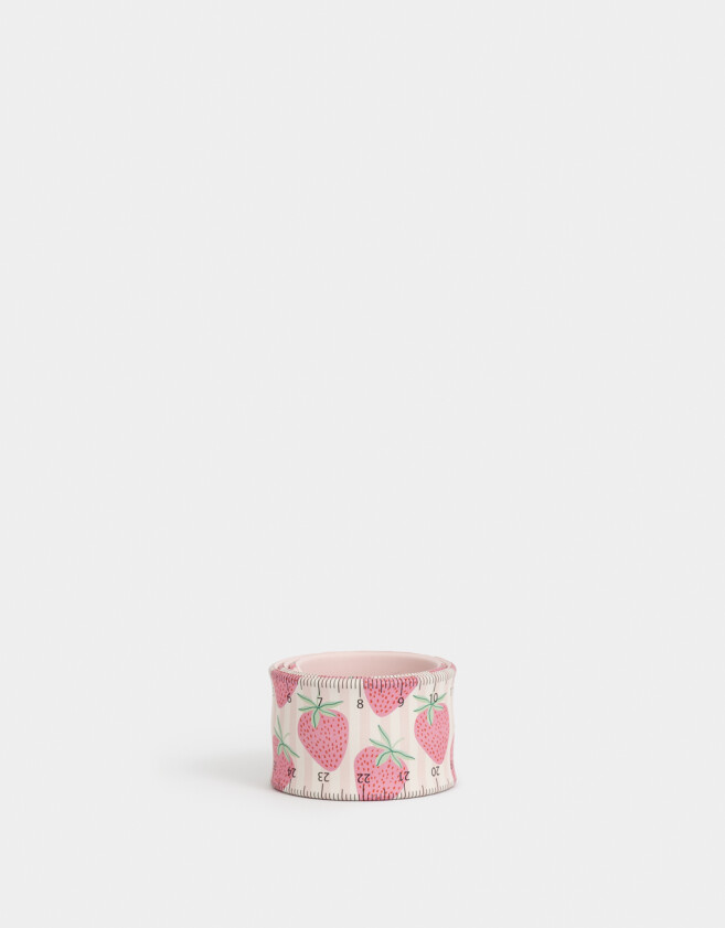 Útiles Varios Foodie Regla Slap Con Estampa Berry - Combinacion Multicolor