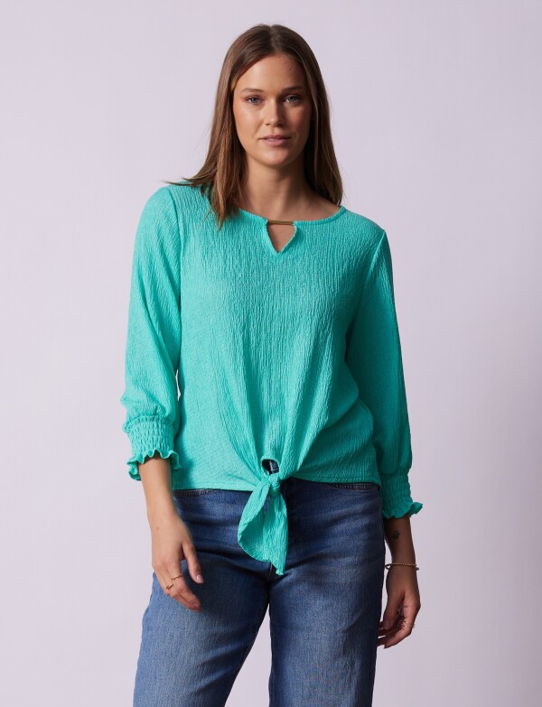 Blusa Nudo VERDE AGUA