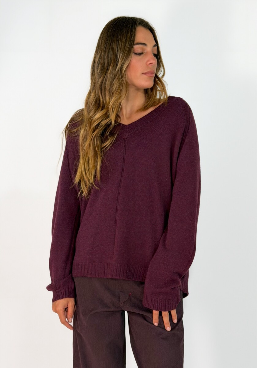 SWEATER KAIS - BORDO 