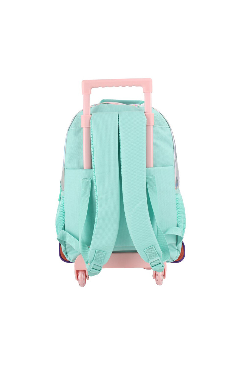 Mochila escolar con ruedas Gatito Rosa