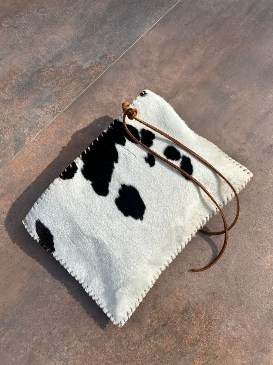 Leather Envelope - Cowhide Negro 