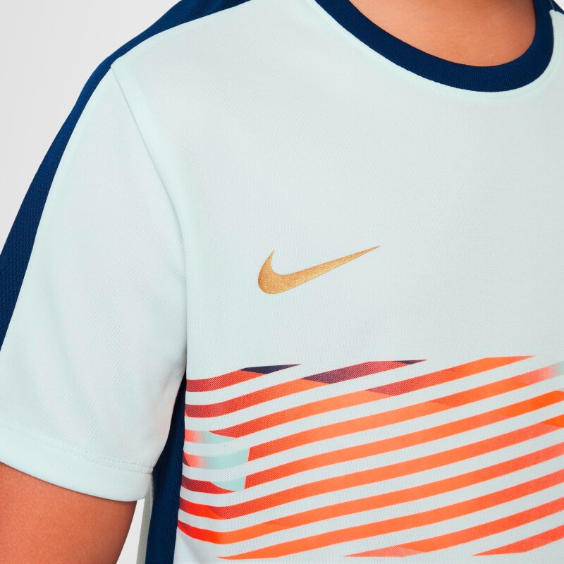 Remera Nike Dri-Fit Cr7 Academy23 Top de Niños Verde