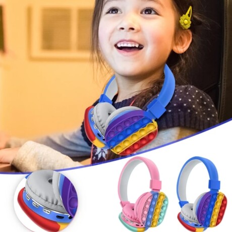 Auriculares Inalámbrico Pop It Bluetooth ROSA