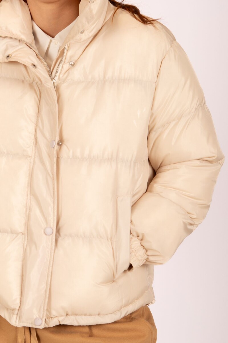 Campera puffer Libia Crudo