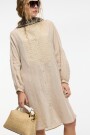 VESTIDO TÚNICA Beige