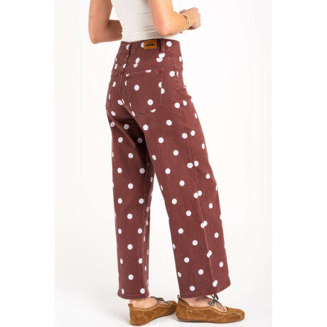Jean Print Lunares Rojo