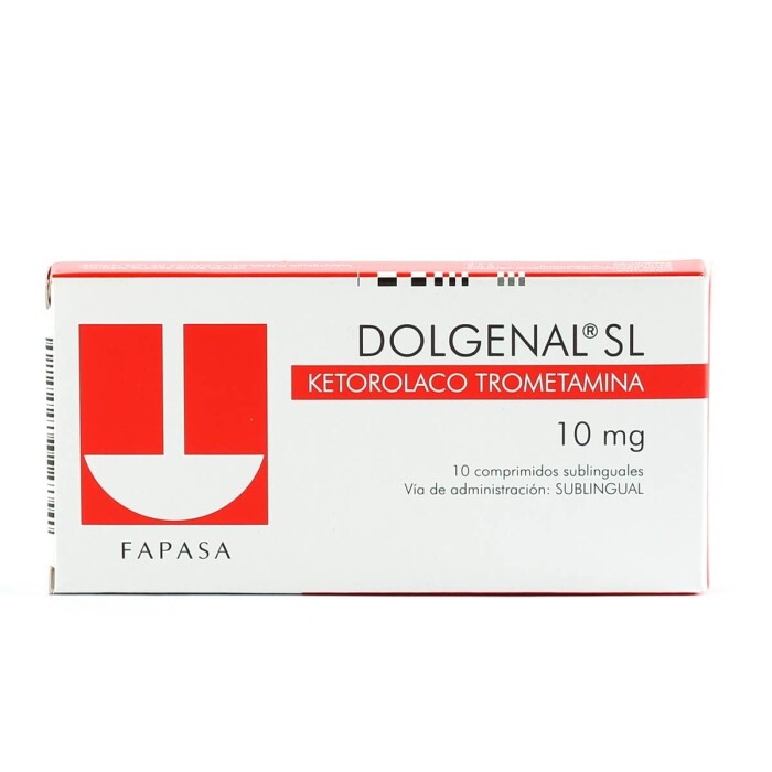 DOLGENAL SL 10 MG. CJ X 10 COMP. SUBLING única