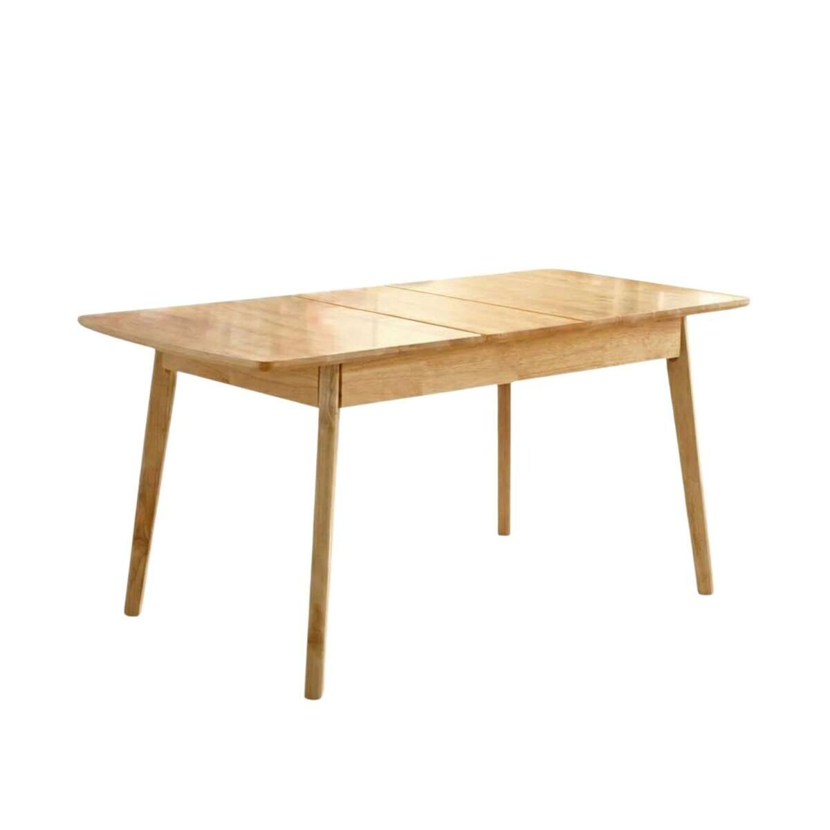 Mesa de comedor Extensible - Madera maciza 90 a 120 cm Elan 