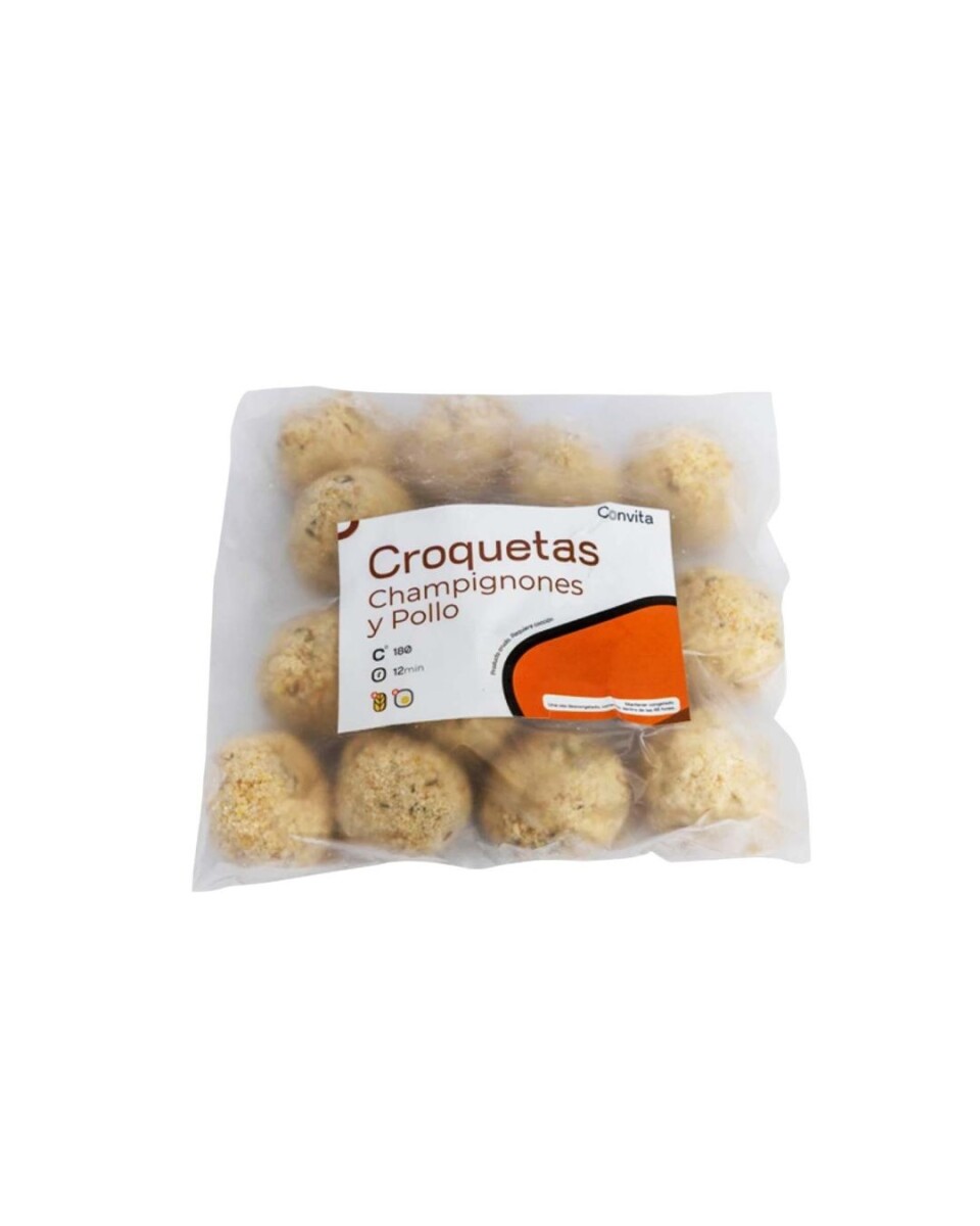 CROQUETA DE POLLO Y CHAMPI 360GRS CONVITA 