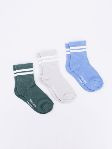 MEDIAS CAÑA CORTA PACK X 3 VARIANTE 2