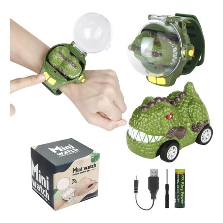 Autito Watch Cars Dinosaurio a Control Remoto en Pulsera DINOSAURIO