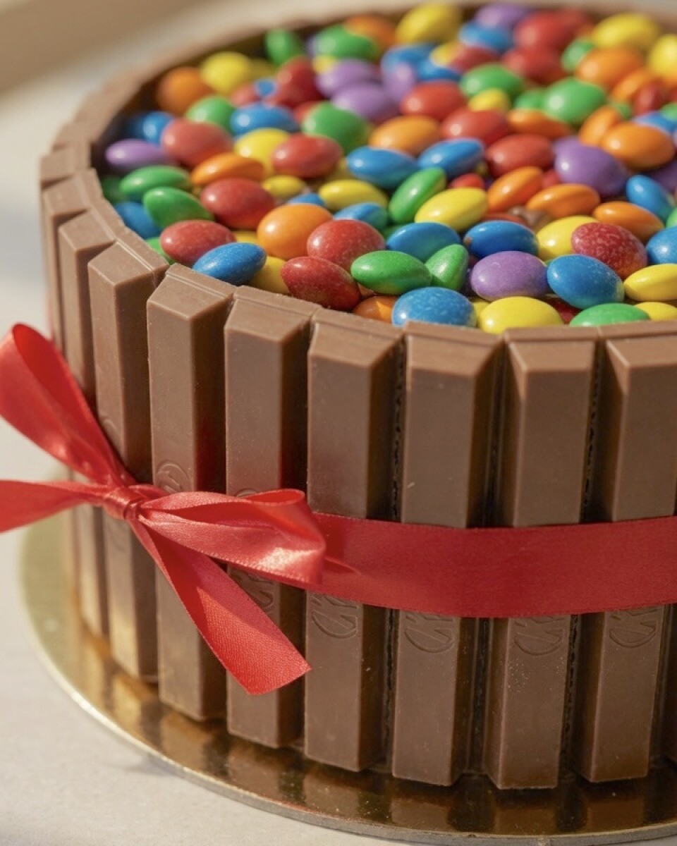 Torta Kit Kat y M&M 
