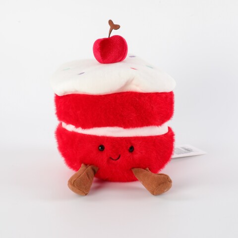 PELUCHE DE FRUTA 23 CM (PASTEL DE CEREZA) PELUCHE DE FRUTA 23 CM (PASTEL DE CEREZA)