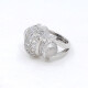 Anillo Chevalier Antiguo En Platino Y Brillantes Anillo Chevalier Antiguo En Platino Y Brillantes