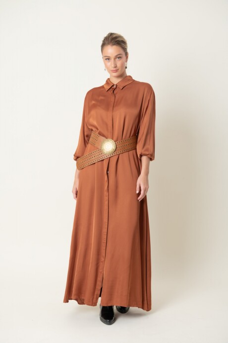 VESTIDO AMETRINA Habano